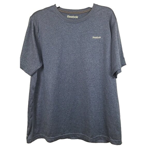 Reebok Other - Reebok Mens Play Dry Activewear T-Shirt Medium Navy Crew Neck Short Sleeve Tee